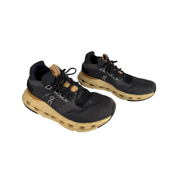 On Cloudstratus Women’s Running Shoes Size 7 Black Sand CloudTecng Moderate Wear - Picture 2 of 8